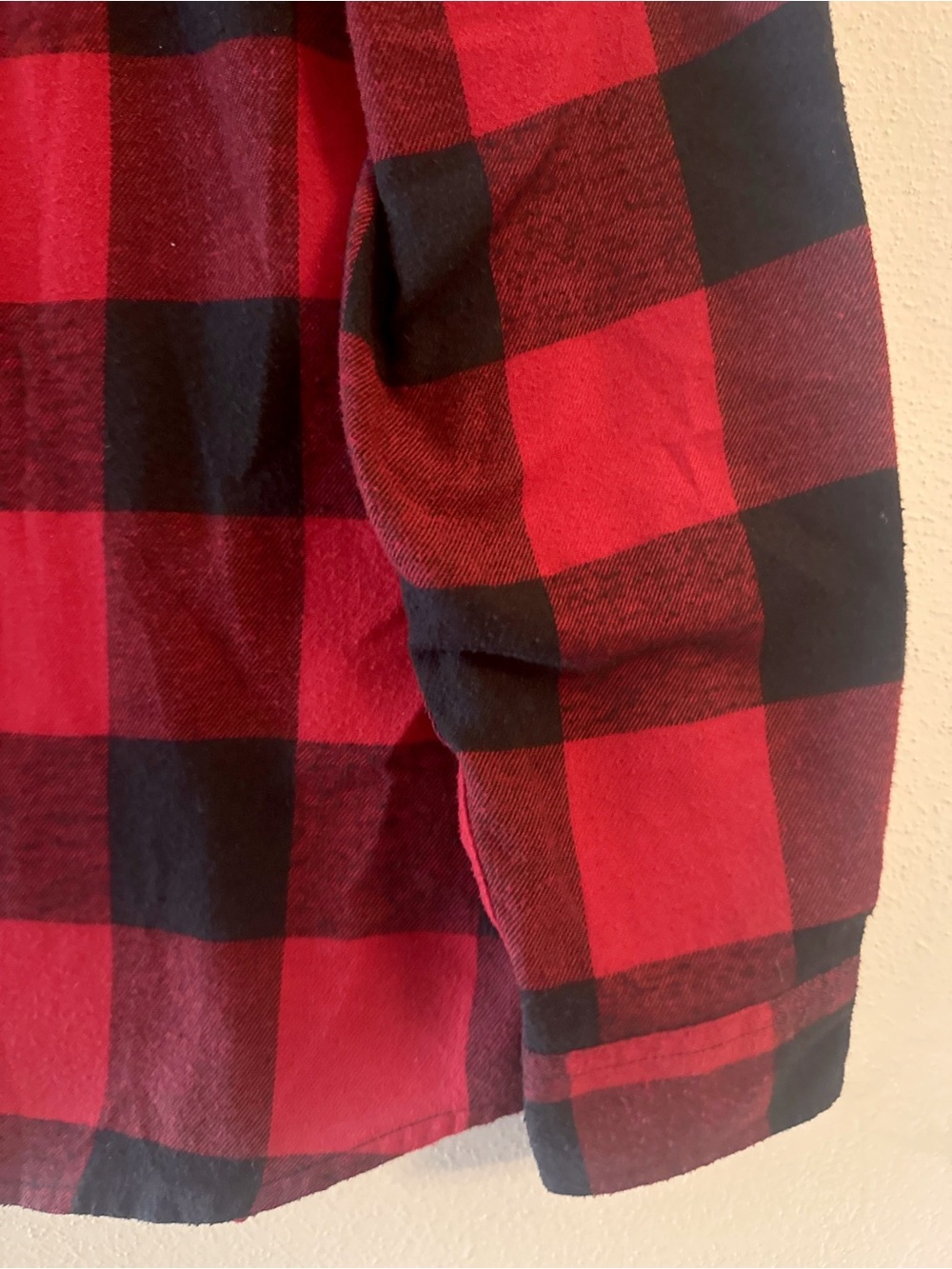 Coleman Red Black Buffalo Plaid Flannel Button Down Shirt Pockets Mens M - Picture 5 of 8